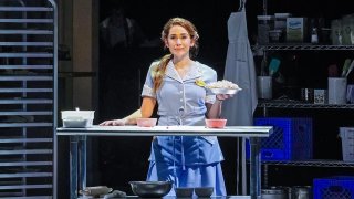 Tiffany Solano as Jenna in Waitress Dallas Theater Center 2025