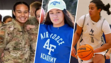 Ava Moore, as a student athlete at the US Air Force Academy Preparatory School.